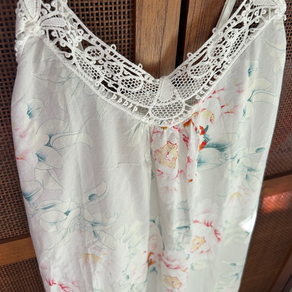 Papinelle Floral Lace Sleep Gown Floral Excellent condition Small - Picture 2 of 9